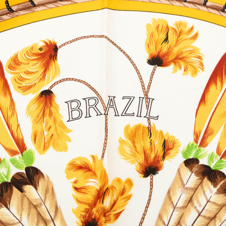 Brazil Foulard 90 Jaune