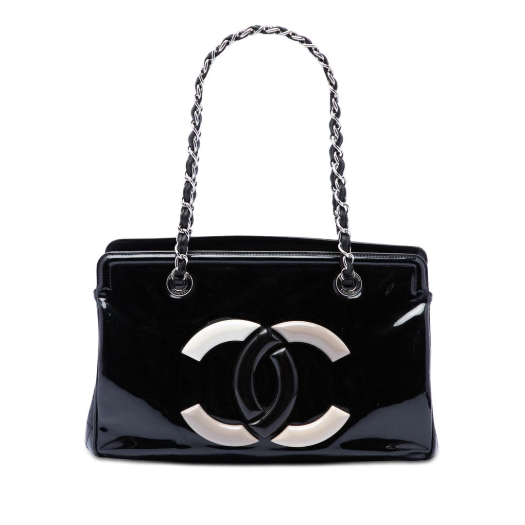 Chanel Small Cuir verni Lipstick Cabas