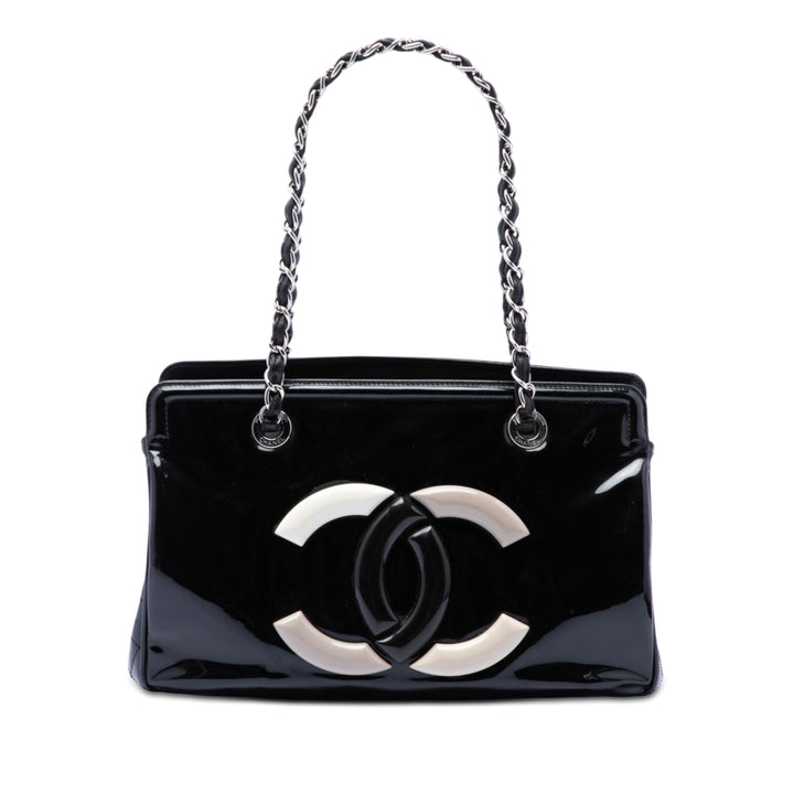 Chanel Small Cuir verni Lipstick Cabas