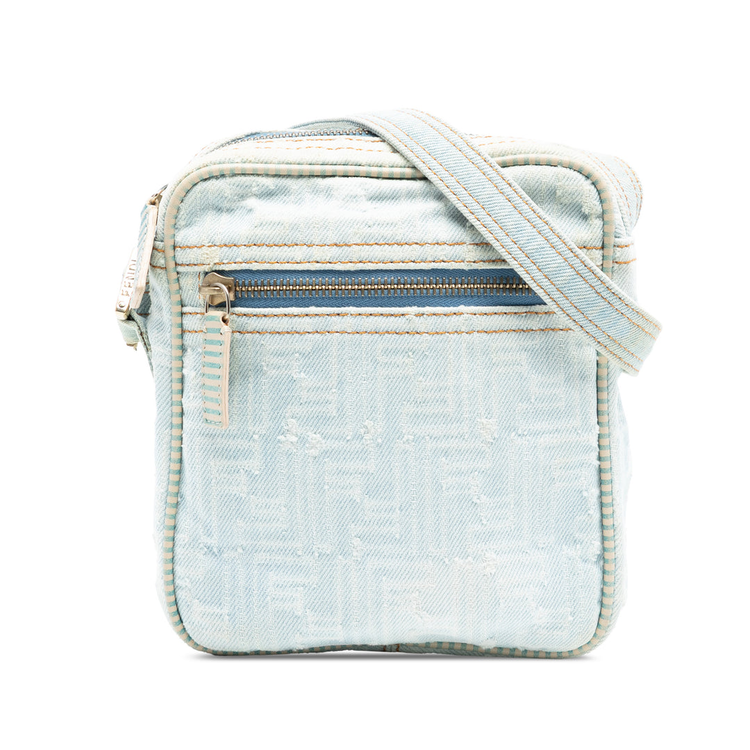 Fendi Zucca Jean Sac porté croisé