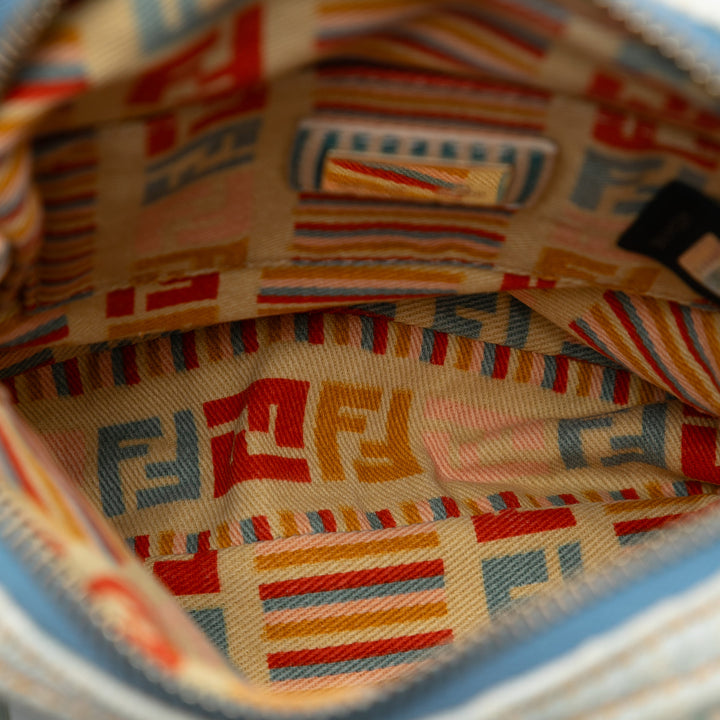 Fendi Zucca Jean Sac porté croisé