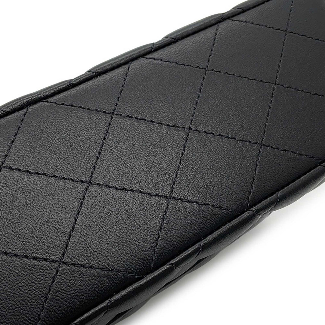 Chanel Classic Double rabat Moyen Cuir d'agneau Noir – vue 11 – GABY PARIS