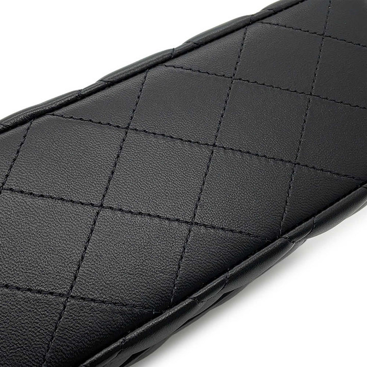 Chanel Classic Double rabat Moyen Cuir d'agneau Noir – vue 11 – GABY PARIS