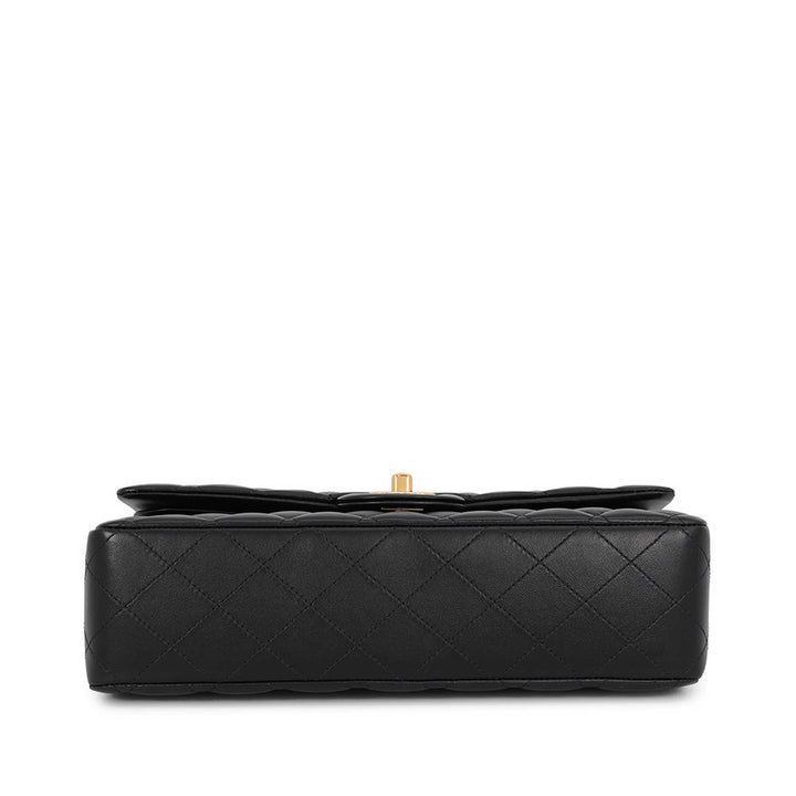 Chanel Classic Double rabat Moyen Cuir d'agneau Noir – vue 3 – GABY PARIS