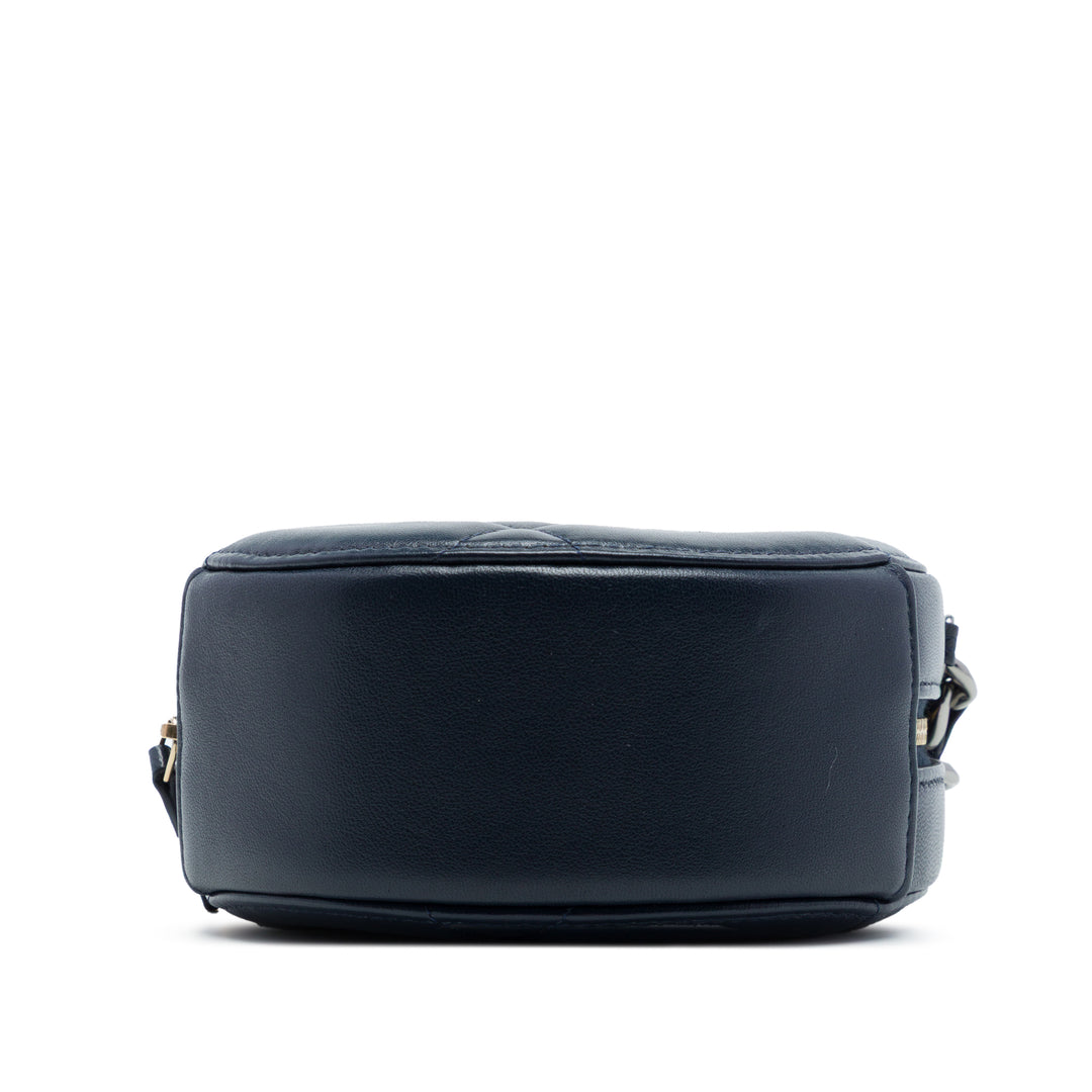 Chanel Cuir d’agneau 19 Rond Pochette avec chaîne