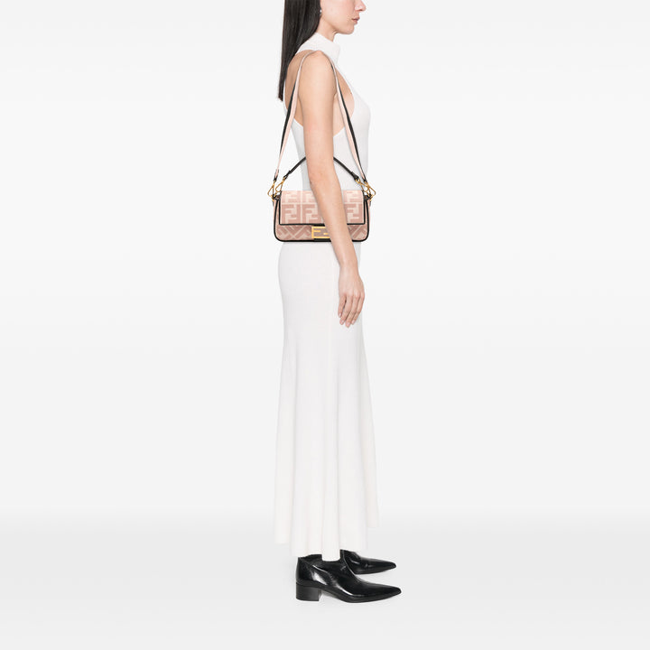 Fendi Zucca brodé Toile Baguette Sac