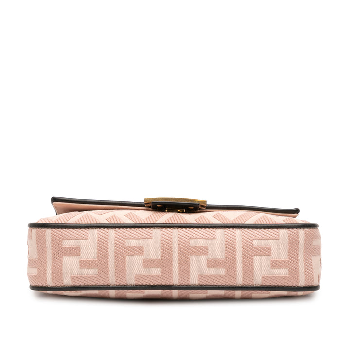 Fendi Zucca brodé Toile Baguette Sac