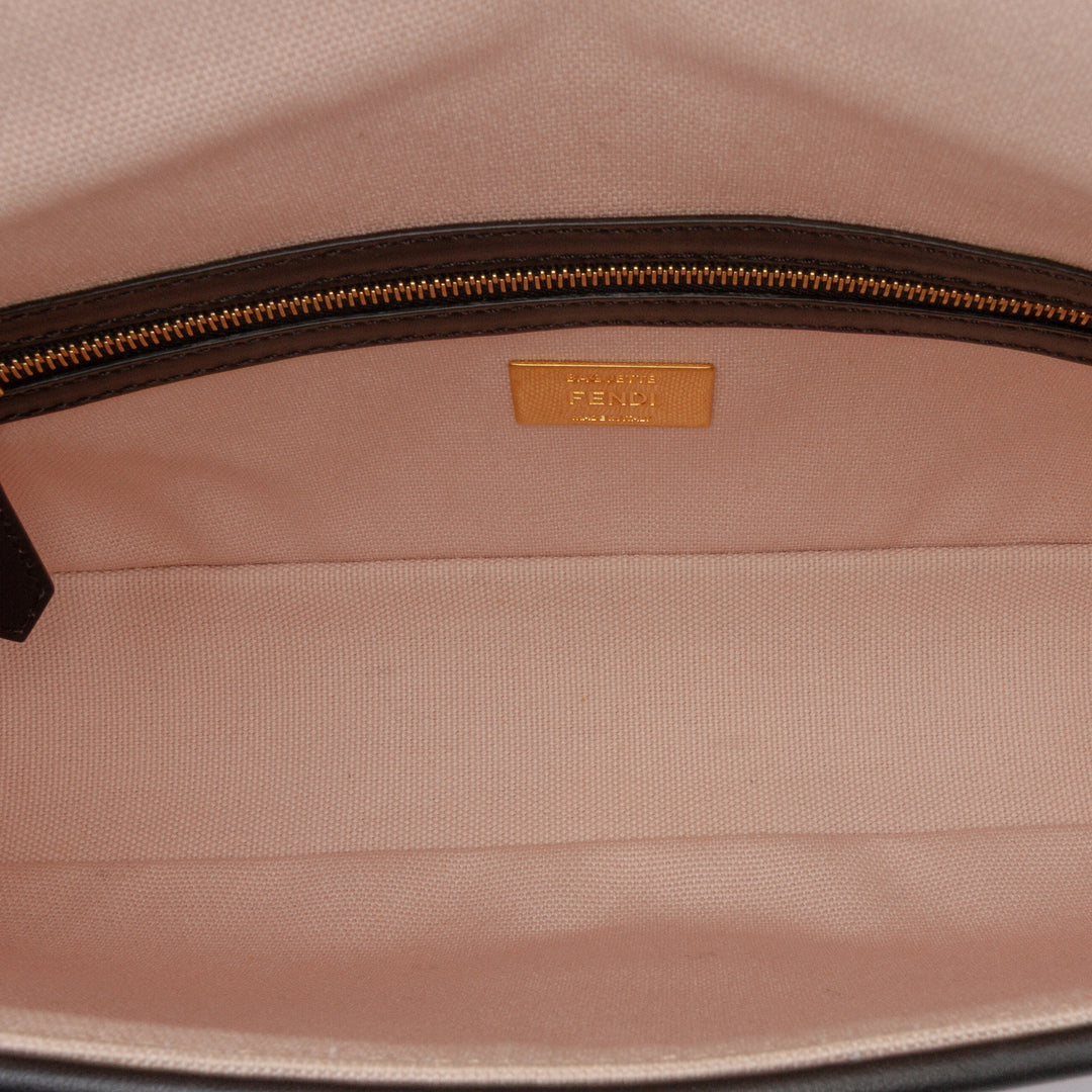 Fendi Zucca brodé Toile Baguette Sac