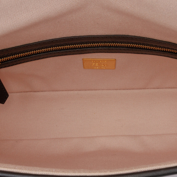 Fendi Zucca brodé Toile Baguette Sac