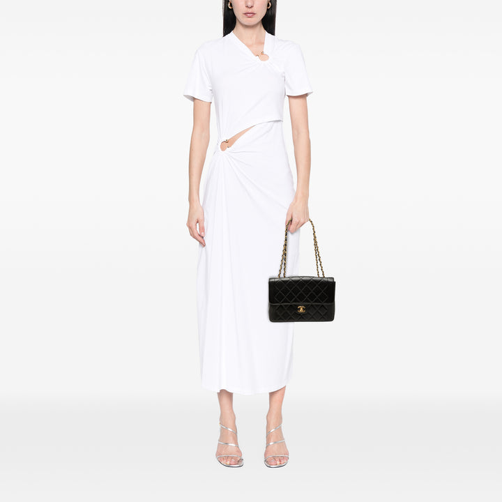 Chanel Medium CC Matelassé Cuir d’agneau Border Simple rabat