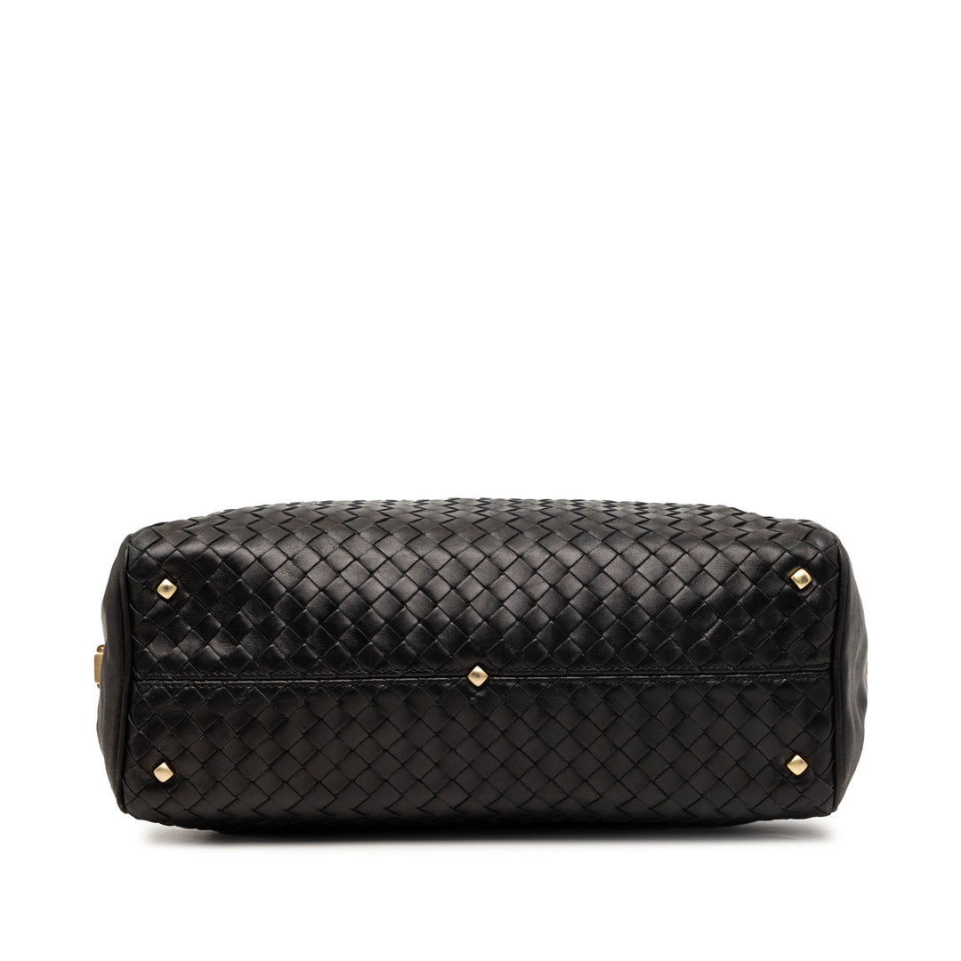 Bottega Veneta Nappa Intrecciato Boston Sac