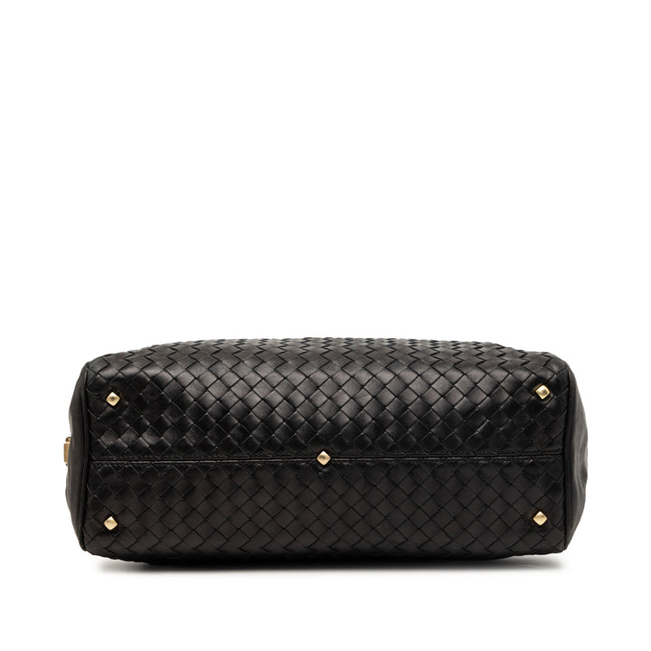 Bottega Veneta Nappa Intrecciato Boston Sac