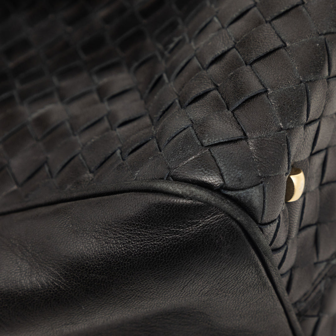 Bottega Veneta Nappa Intrecciato Boston Sac