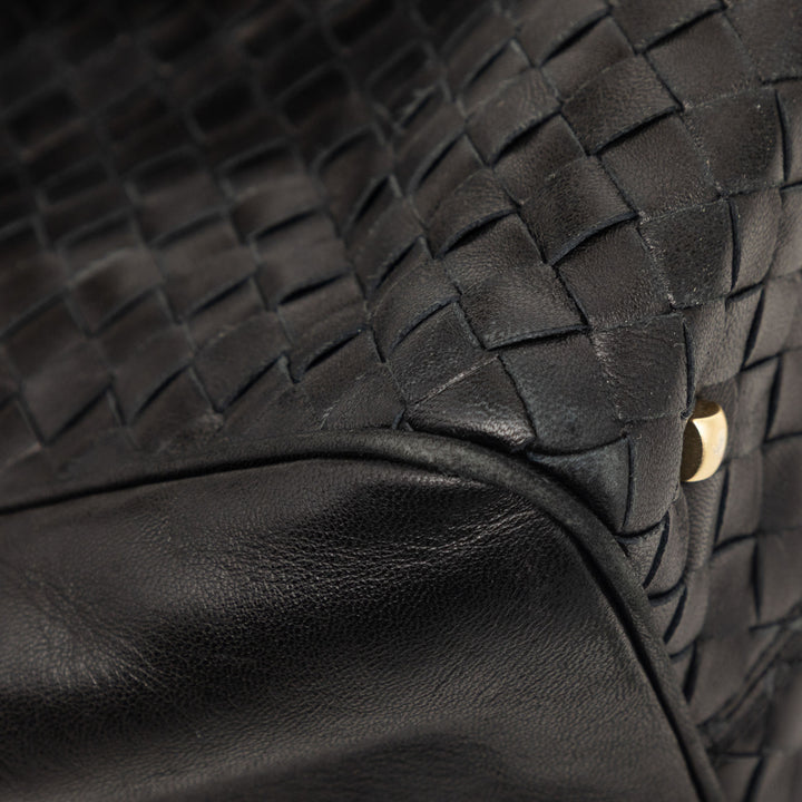 Bottega Veneta Nappa Intrecciato Boston Sac