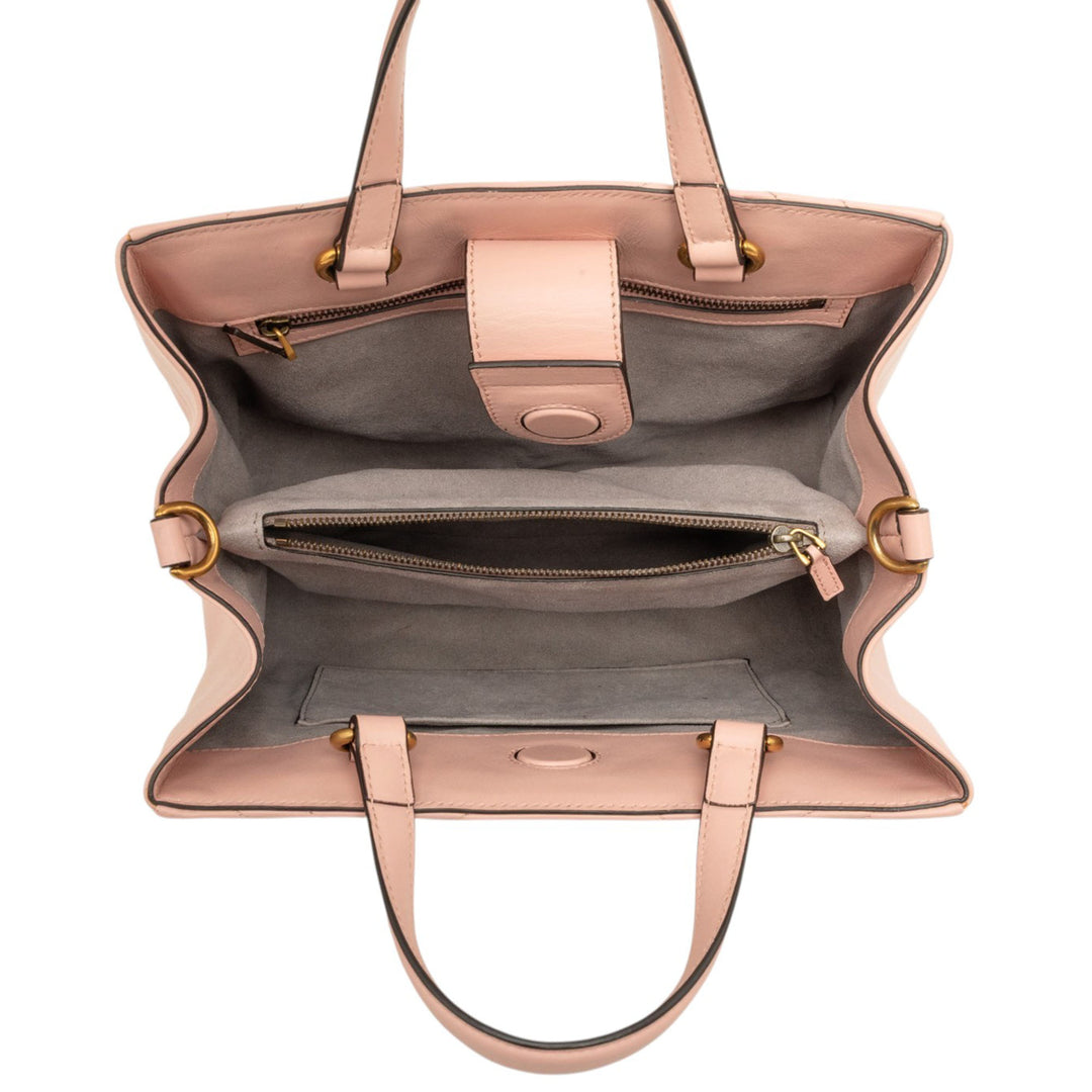 Gucci GG Marmont Matelasse Sac Petit Cuir de veau Rose – vue 4 – GABY PARIS