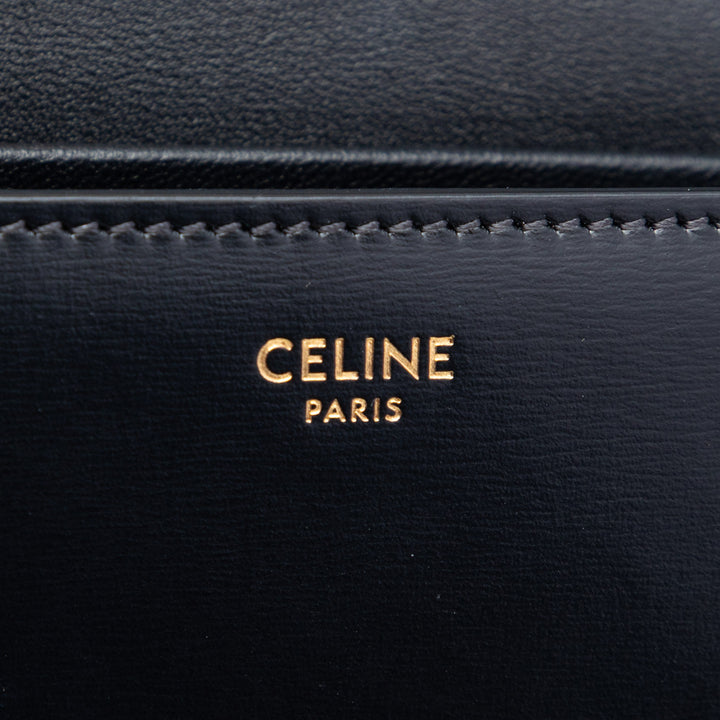 Celine brillant Cuir de veau Triomphe Claude Sac bandoulière