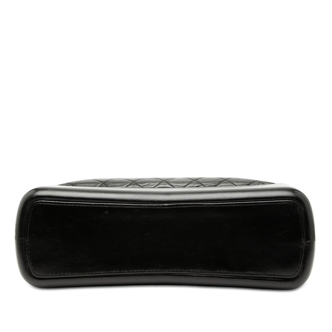 Chanel Large vieilli Cuir de veau Gabrielle Shopping Cabas