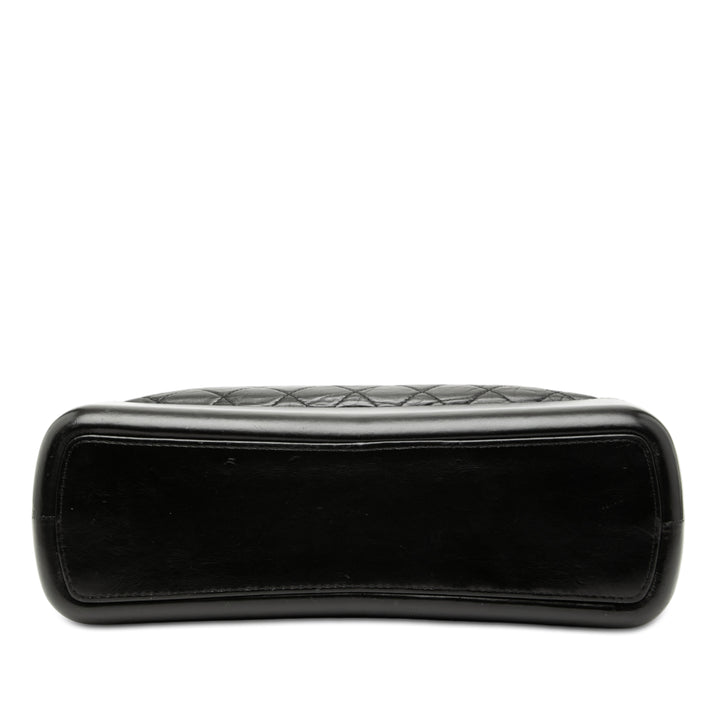 Chanel Large vieilli Cuir de veau Gabrielle Shopping Cabas