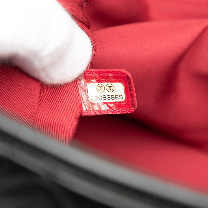 Chanel Large vieilli Cuir de veau Gabrielle Shopping Cabas