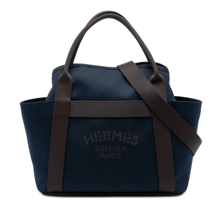 Hermès Toile Sac de Pansage Grooming Sac