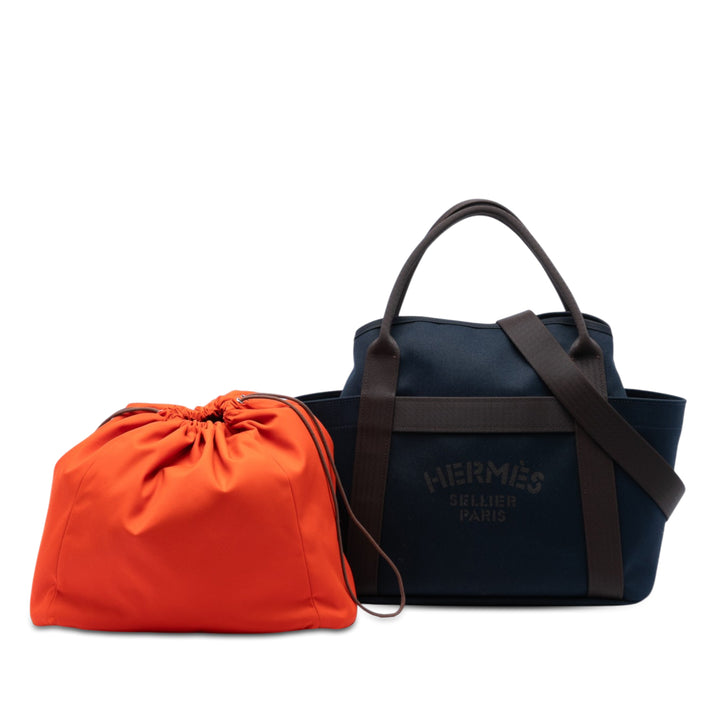 Hermès Toile Sac de Pansage Grooming Sac