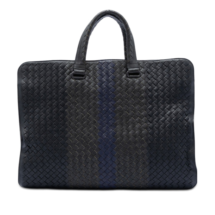 Intrecciato Club Fume Porte-documents nappa Noir