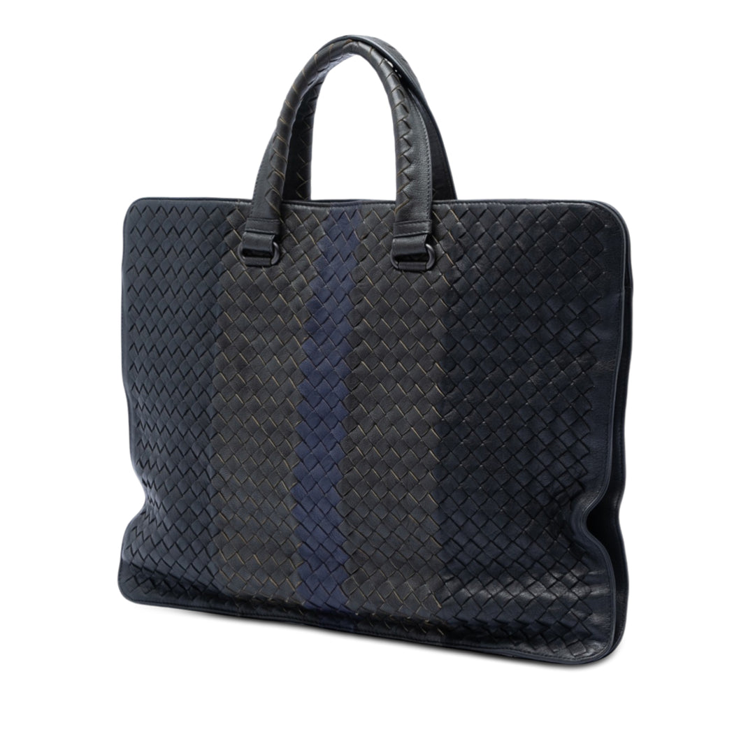 Intrecciato Club Fume Porte-documents nappa Noir