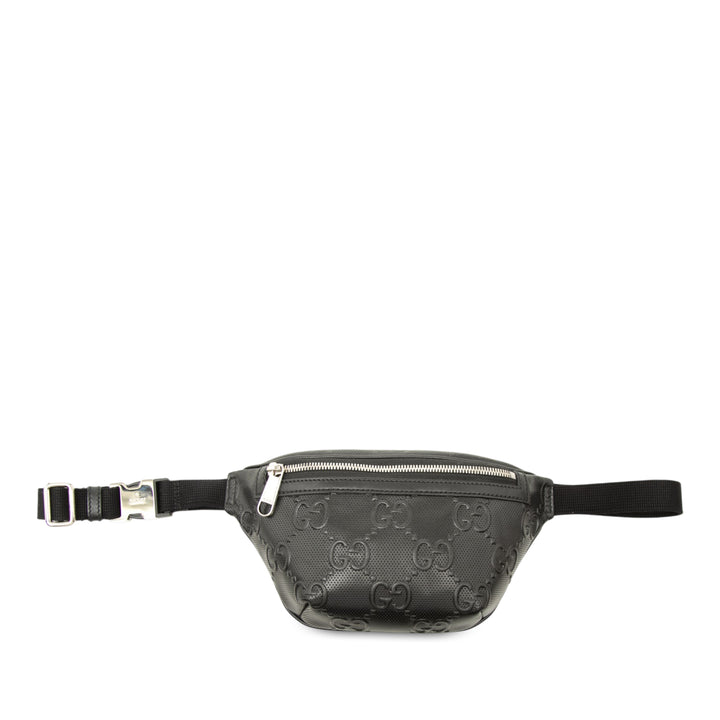 Gucci GG embossé perforé Cuir Sac ceinture