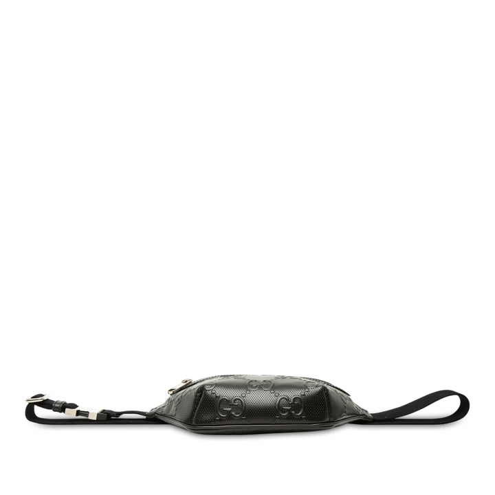 Gucci GG embossé perforé Cuir Sac ceinture