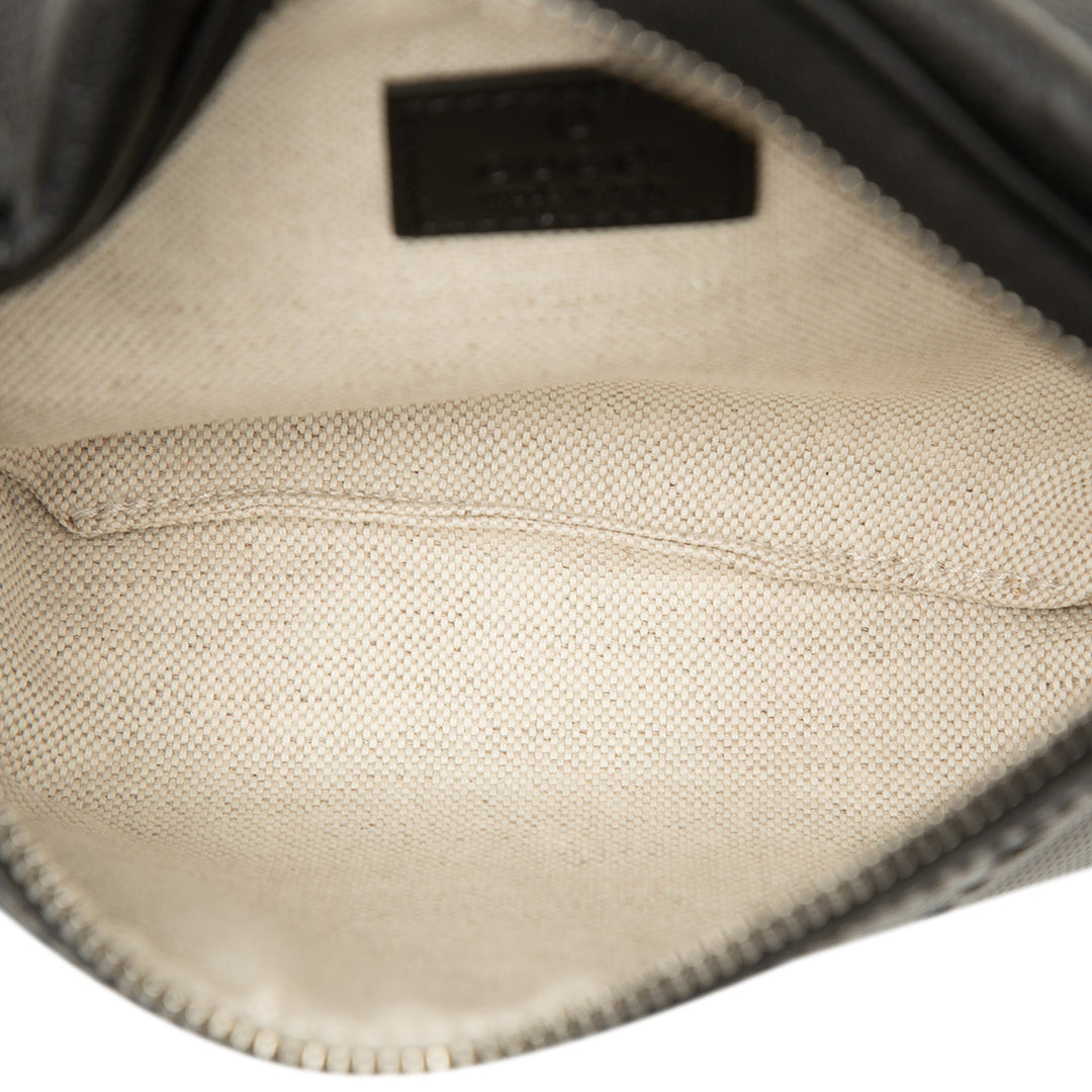 Gucci GG embossé perforé Cuir Sac ceinture