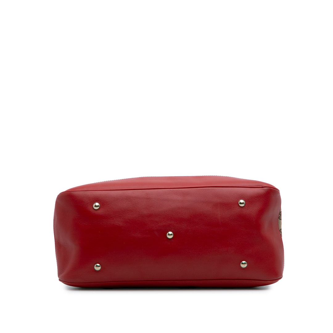 Gucci Medium GG Toile Valentine sac à anse supérieure – GABY PARIS Authentique