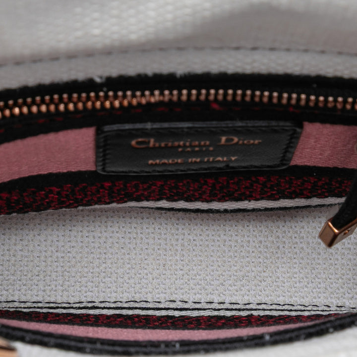 Dior Mini brodé Toile Florilegio Lady D Lite