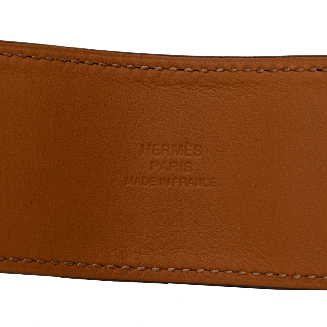 Hermès plaqué et Swift Collier de Chien Bracelet T4