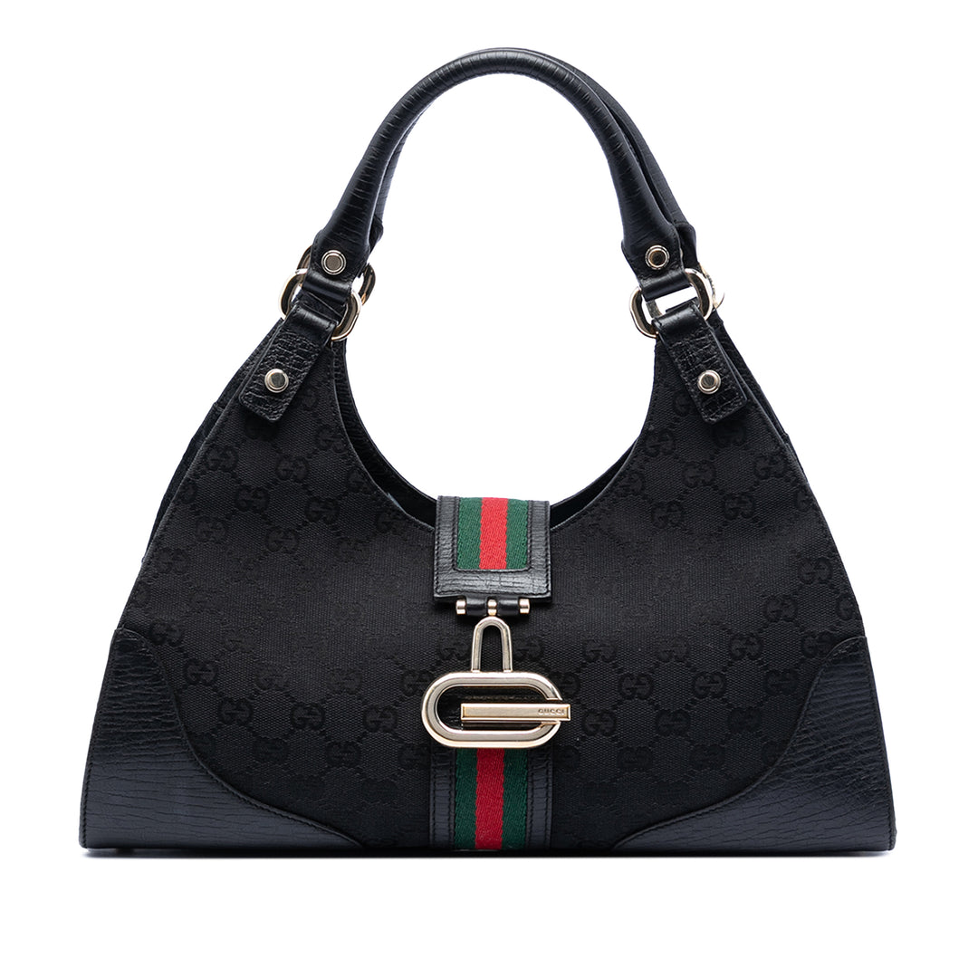 Gucci GG Toile Web Junco Sac bandoulière
