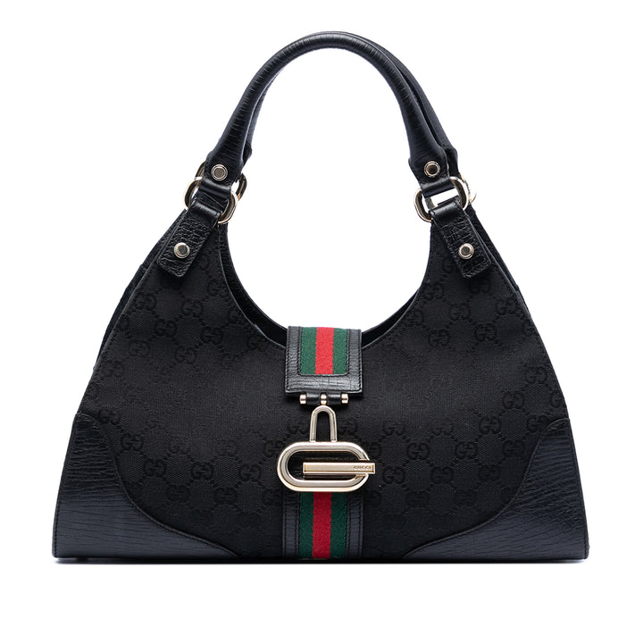 Gucci GG Toile Web Junco Sac bandoulière