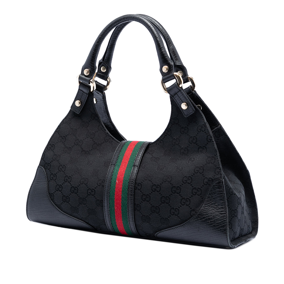Gucci GG Toile Web Junco Sac bandoulière