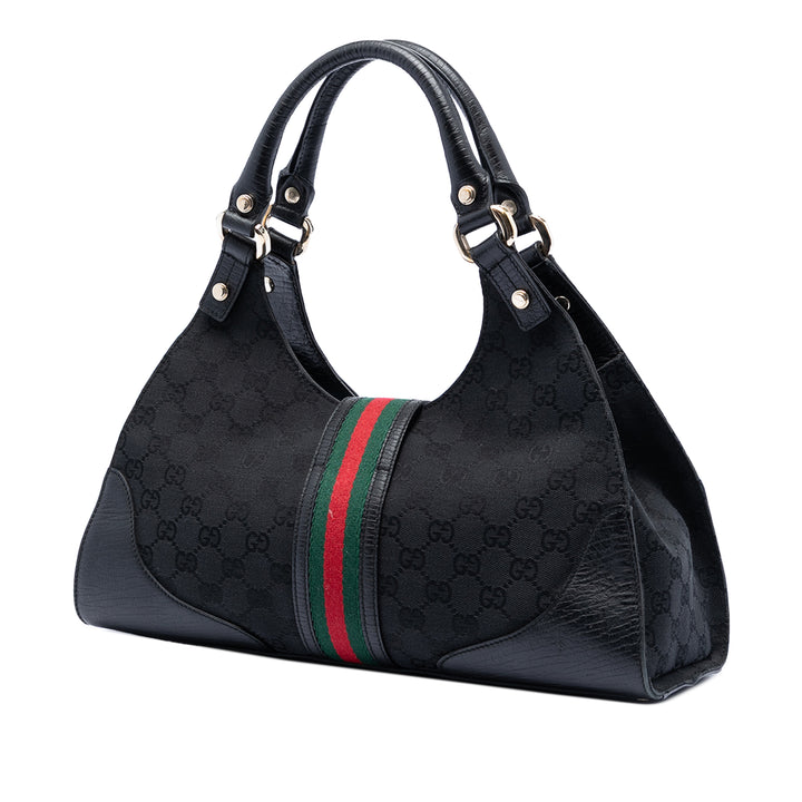 Gucci GG Toile Web Junco Sac bandoulière