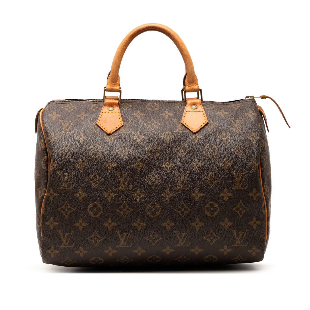 Louis Vuitton Monogram Speedy 30 Marron – GABY PARIS Authentique