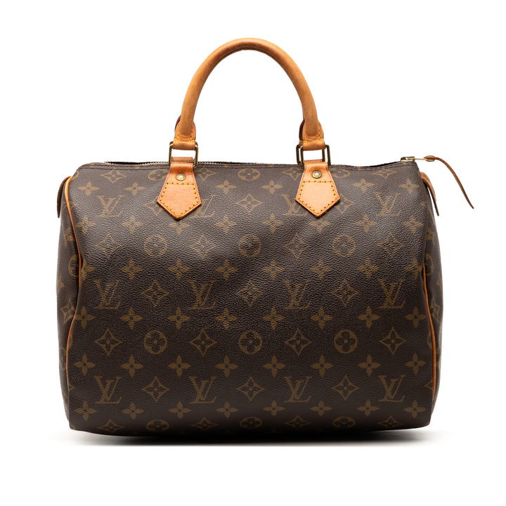 Louis Vuitton Monogram Speedy 30 Marron – GABY PARIS Authentique