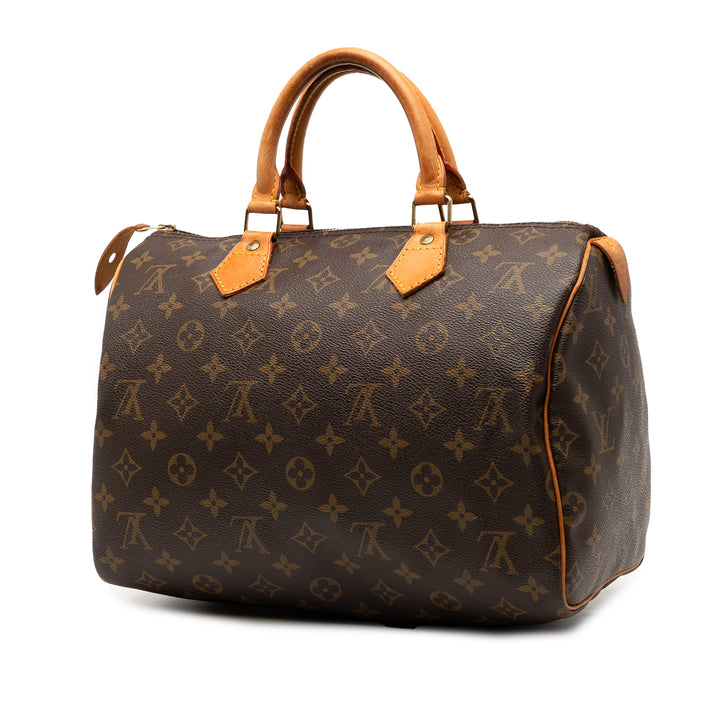 Louis Vuitton Monogram Speedy 30 Marron – GABY PARIS Authentique