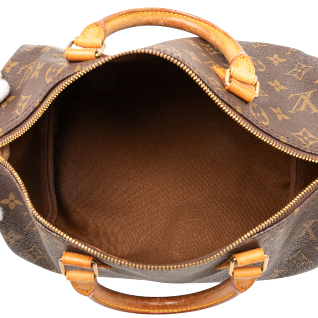 Louis Vuitton Monogram Speedy 30 Marron – GABY PARIS Authentique