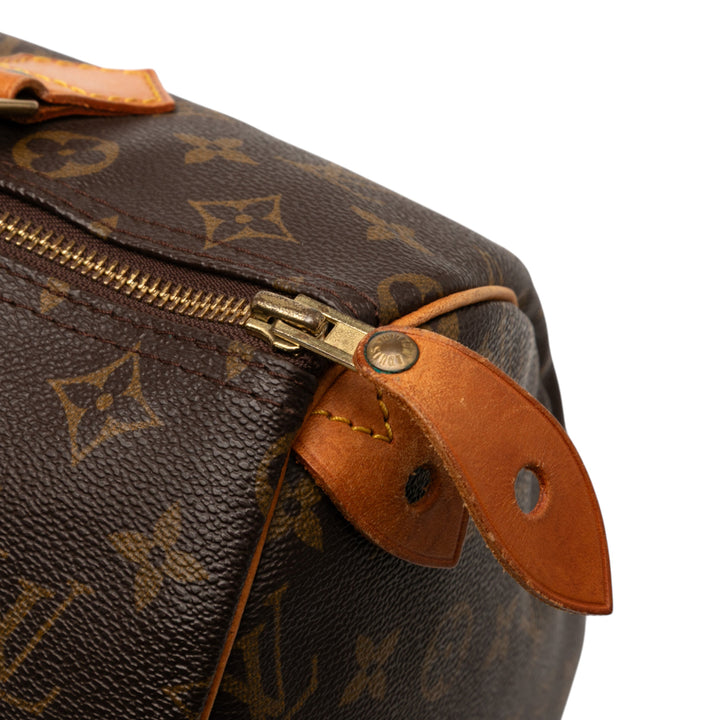Louis Vuitton Monogram Speedy 30 Marron – GABY PARIS Authentique