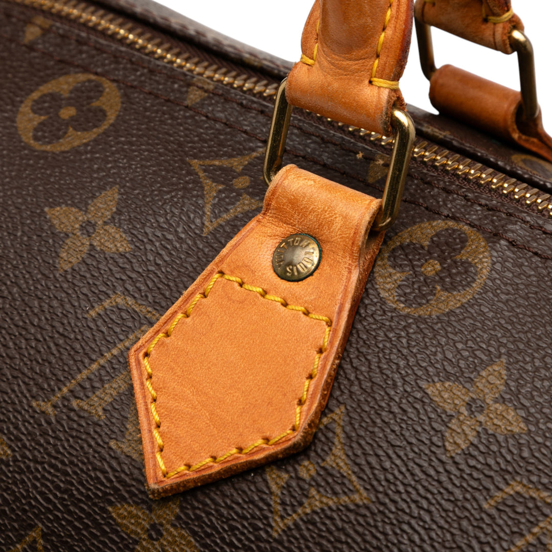 Louis Vuitton Monogram Speedy 30 Marron – GABY PARIS Authentique