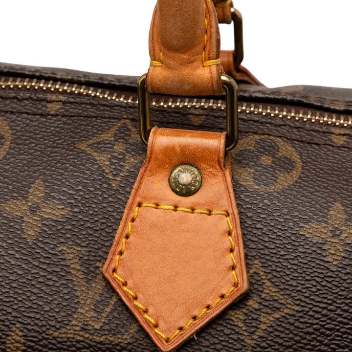 Louis Vuitton Monogram Speedy 30 Marron – GABY PARIS Authentique