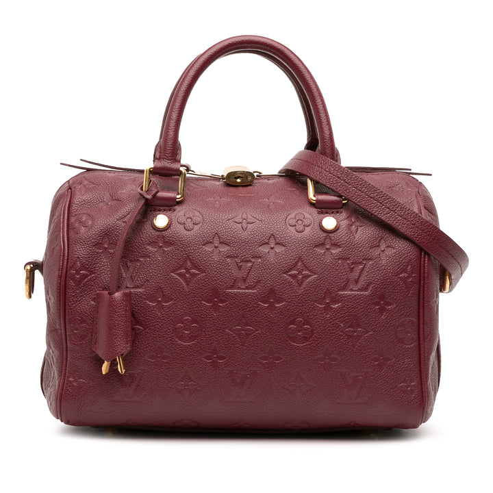 Louis Vuitton Monogram Empreinte Speedy Bandouliere 25