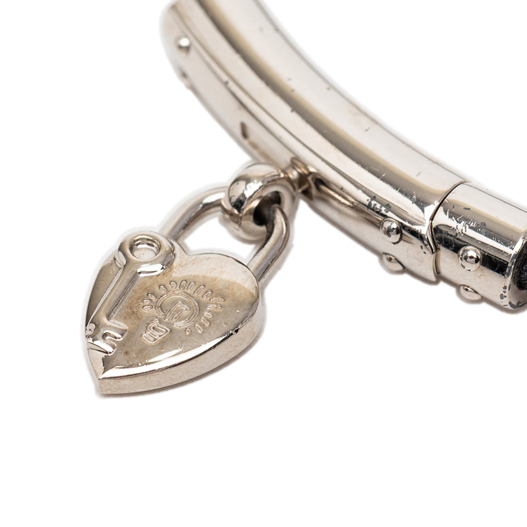 Hermès Cadena Heart Charm Bracelet Cuir