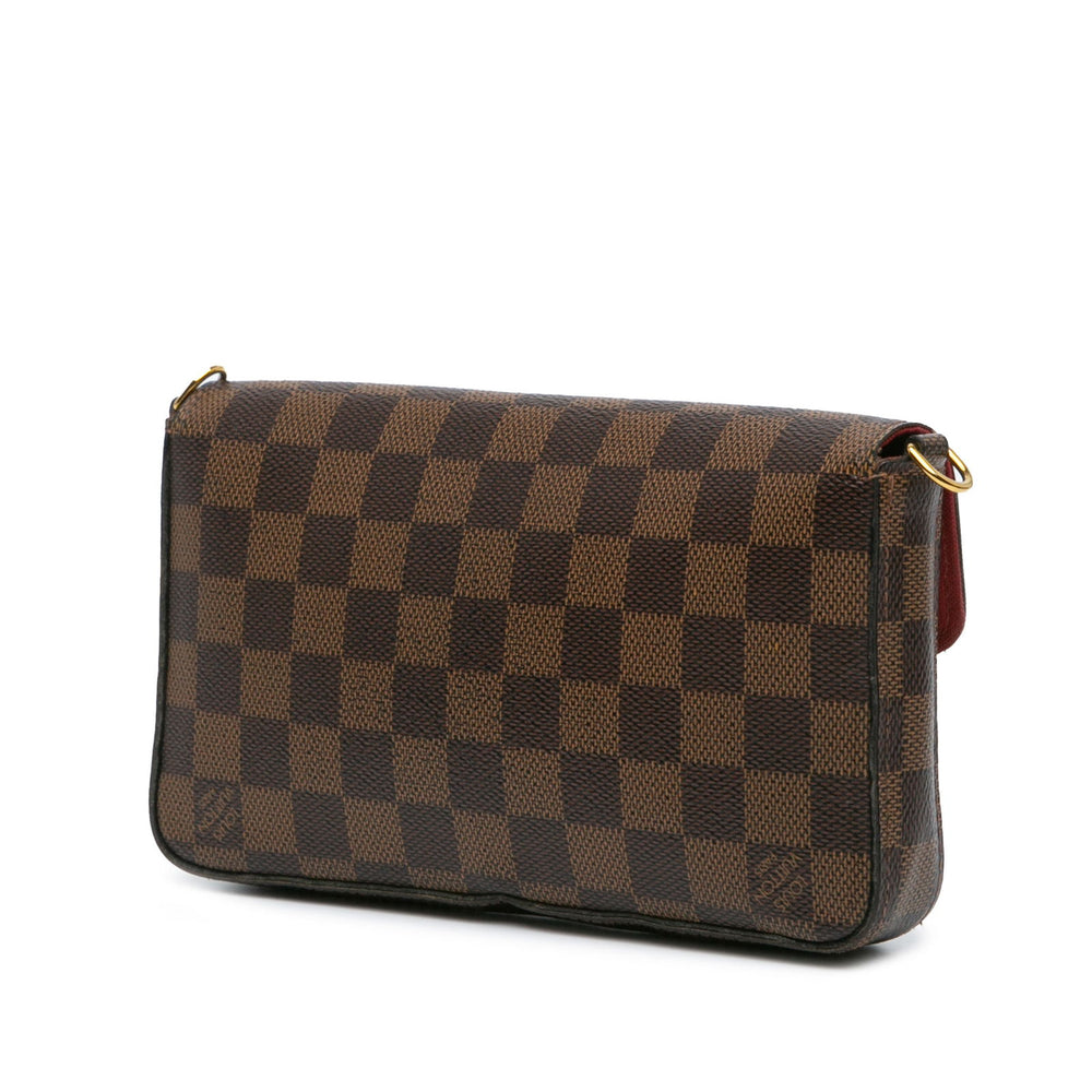 Louis Vuitton Damier Ebene Pochette Felicie Brown - GABY PARIS