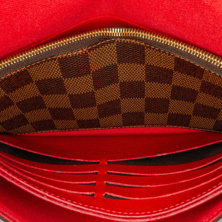 Louis Vuitton Damier Ebene Pochette Felicie Brown - GABY PARIS