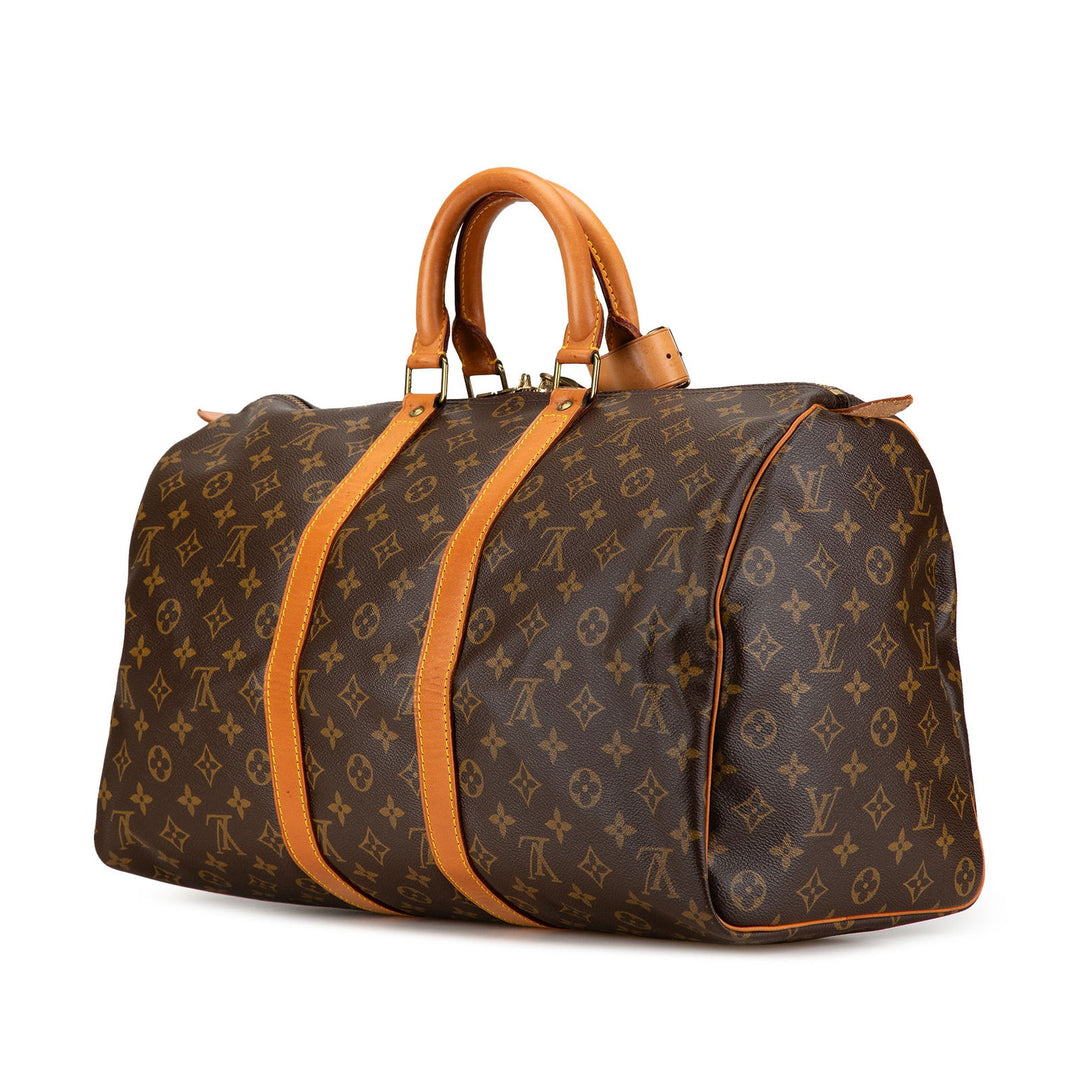 Louis Vuitton Monogram Keepall 45 Brown - GABY PARIS