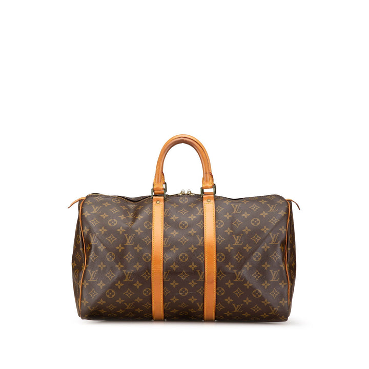 Louis Vuitton Monogram Keepall 45 Brown - GABY PARIS
